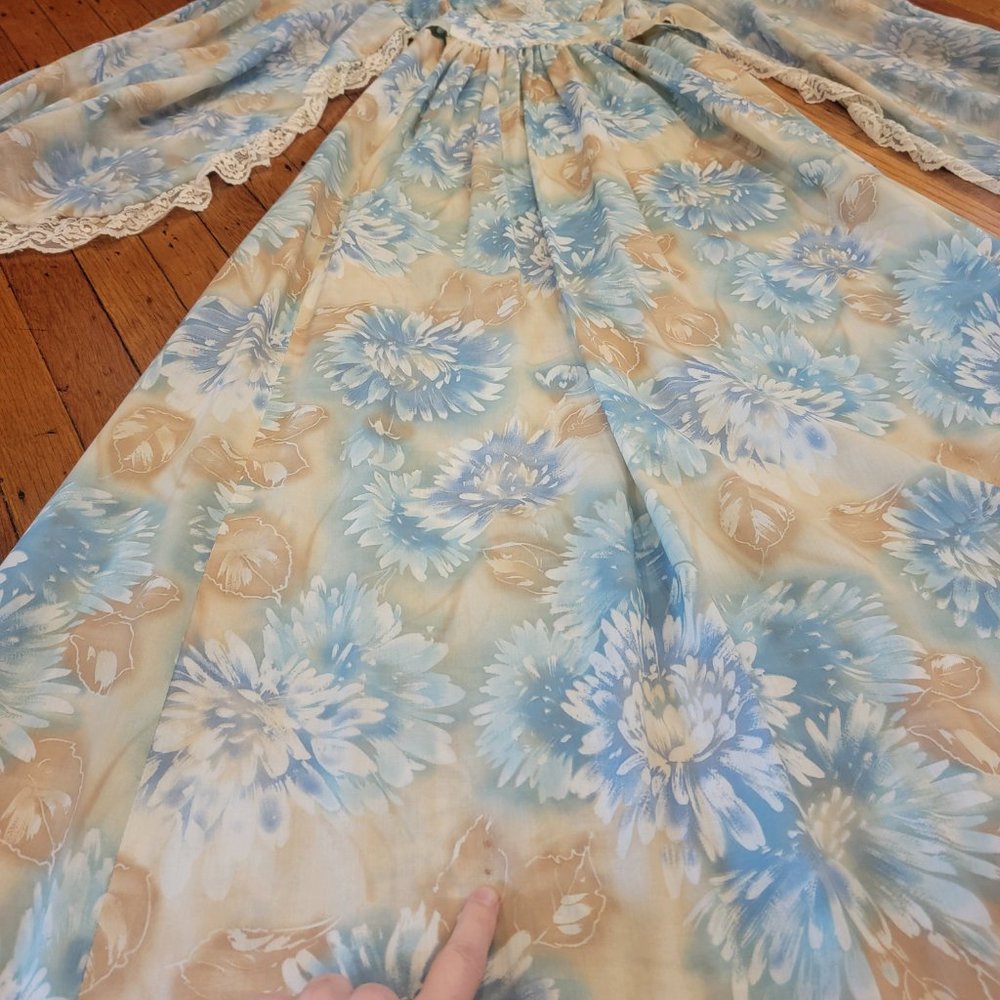 Rare Ethereal Floral Vintage Dress - Picture 8 of 8